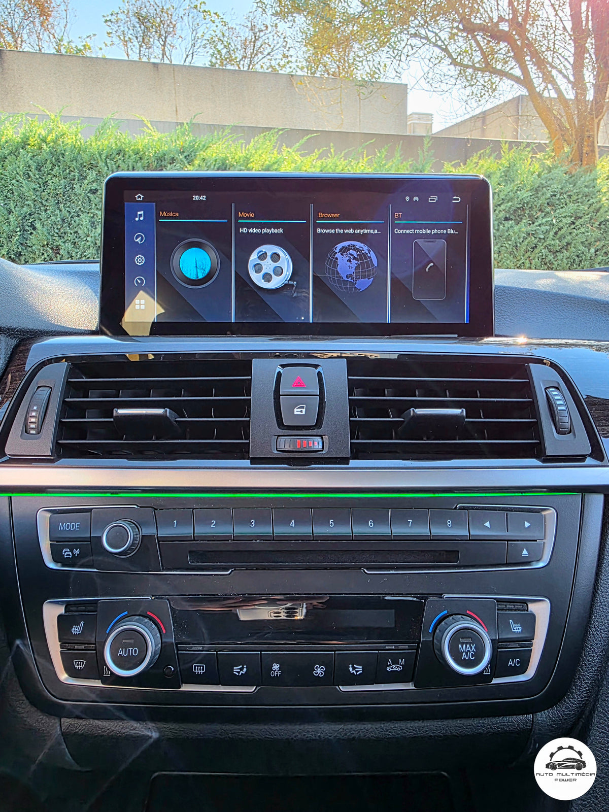 BMW - Série 3 / 4 - CCC CIC NBT EVO - Ecrã Touch Screen Android 15 - Apple CarPlay & Google Android Auto Wireless