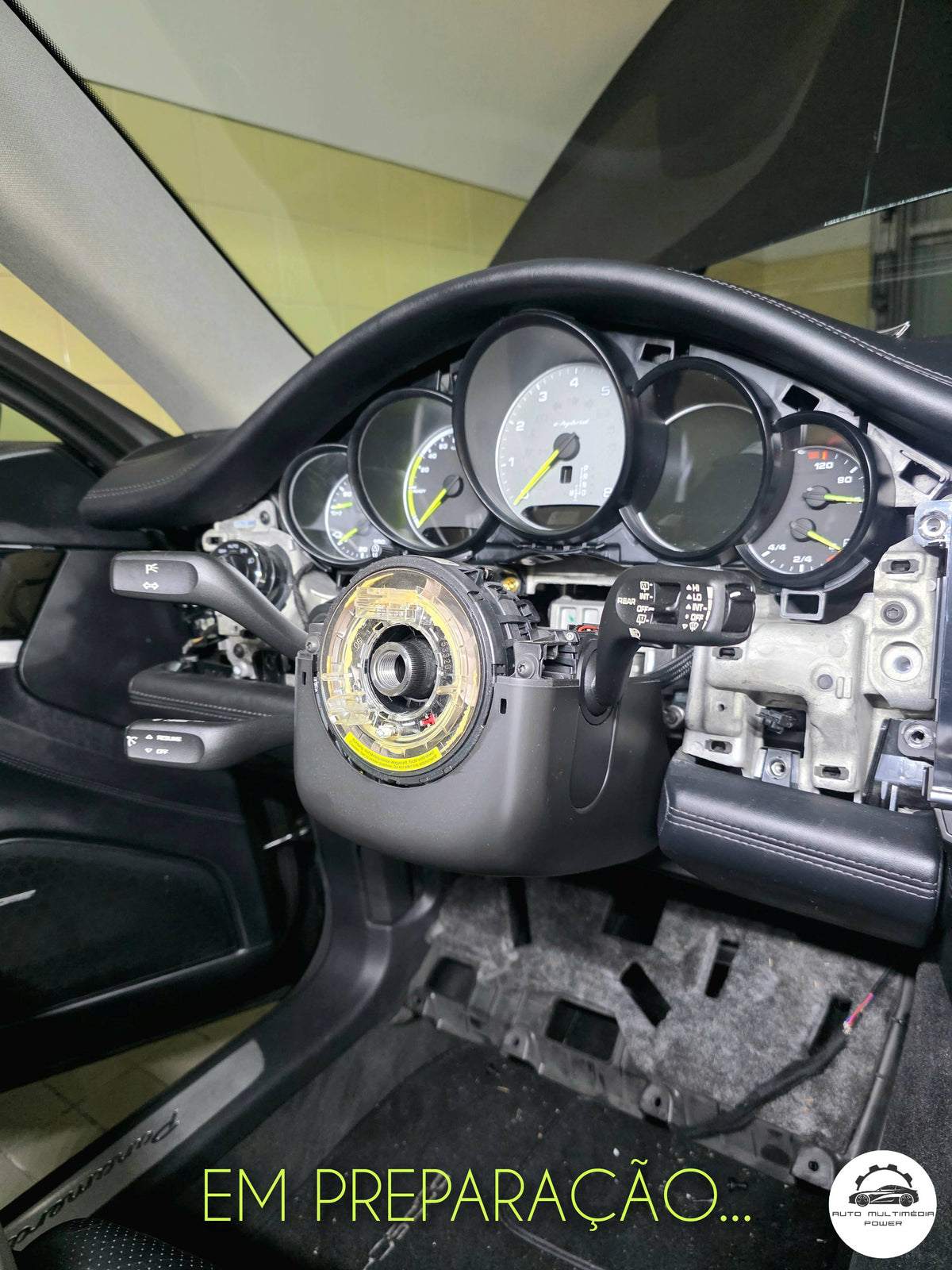 PORSCHE - PANAMERA 970 - Instalação Quadrante / Painel de Instrumentos Digital