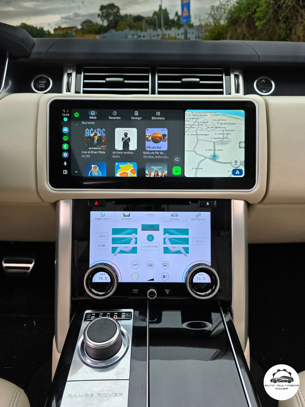 RANGE ROVER - VOGUE - Sistema BOSCH / HARMAN - Ecrã Touch Screen Android 15 - Apple CarPlay & Google Android Auto Wireless