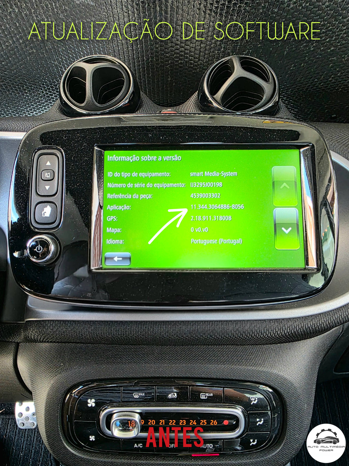 SMART - Sistema Cool & Media P26 Modelo 453 - Cartão SD Atualização Mapas GPS Nav 2025