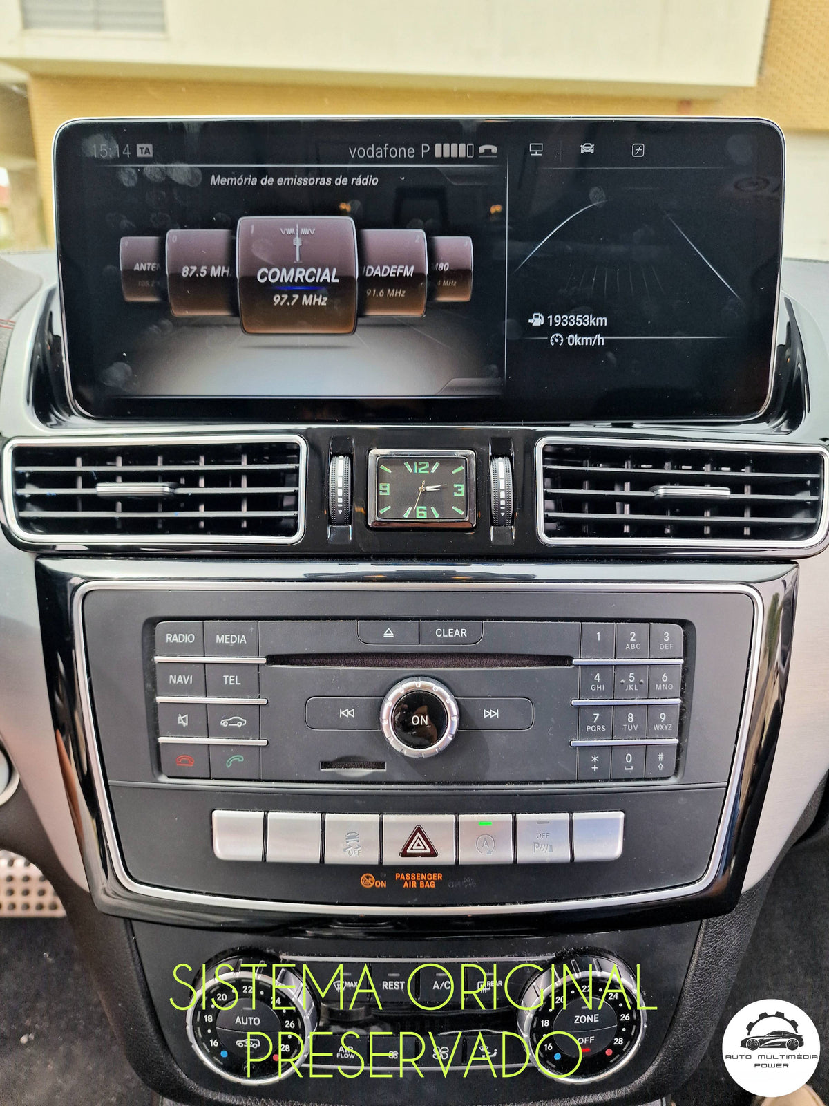 MERCEDES-BENZ - Classe GLE / GLS - Ecrã Touch Screen Android 15 - Apple CarPlay & Google Android Auto Wireless