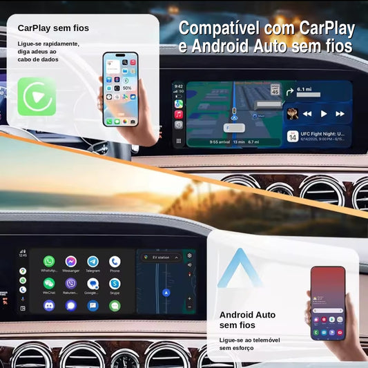MERCEDES-BENZ - Sistema NTG 5.5 Comand - Instalação Função Apple CarPlay & Google Android Auto Wireless