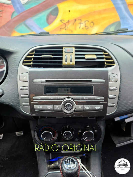 FIAT - BRAVO II 198 de 2007 a 2014 - Rádio Android - CarPlay & Android Auto Wireless