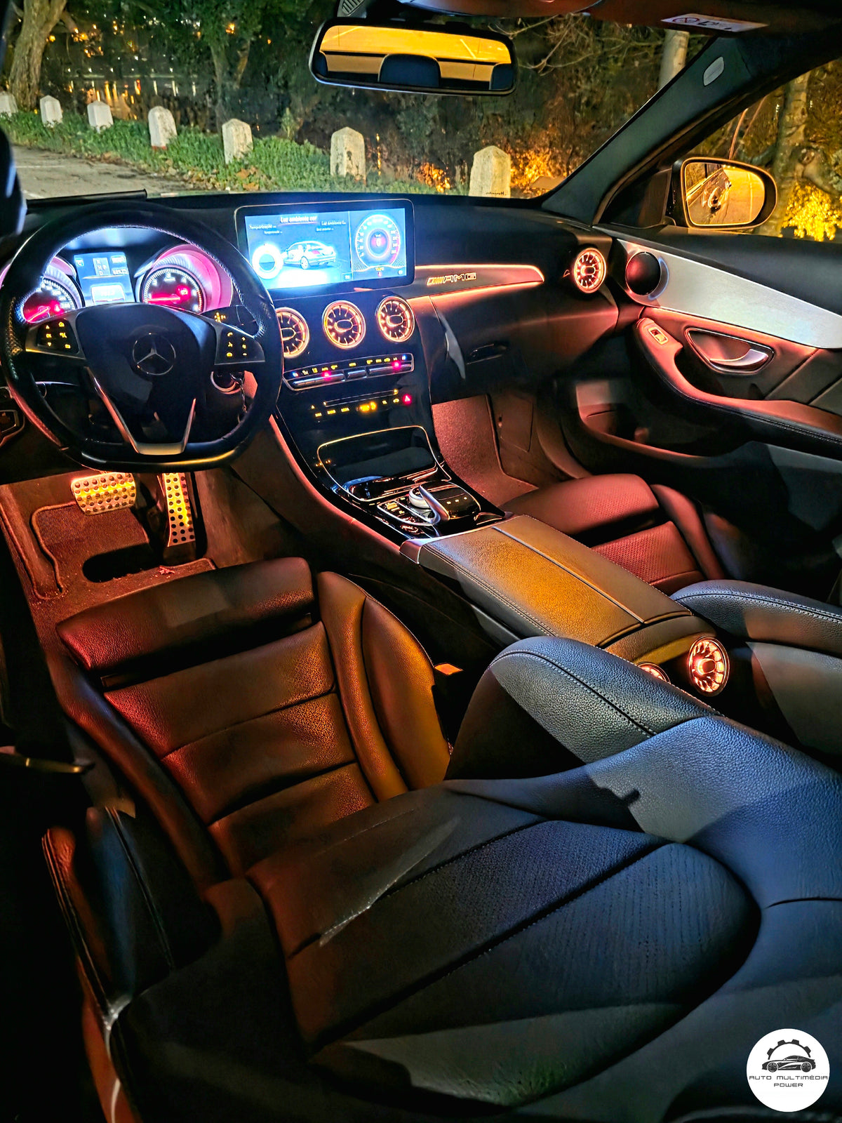 MERCEDES-BENZ - CLASSE C W205 - Iluminação Ambiente / Ambient Lighting
