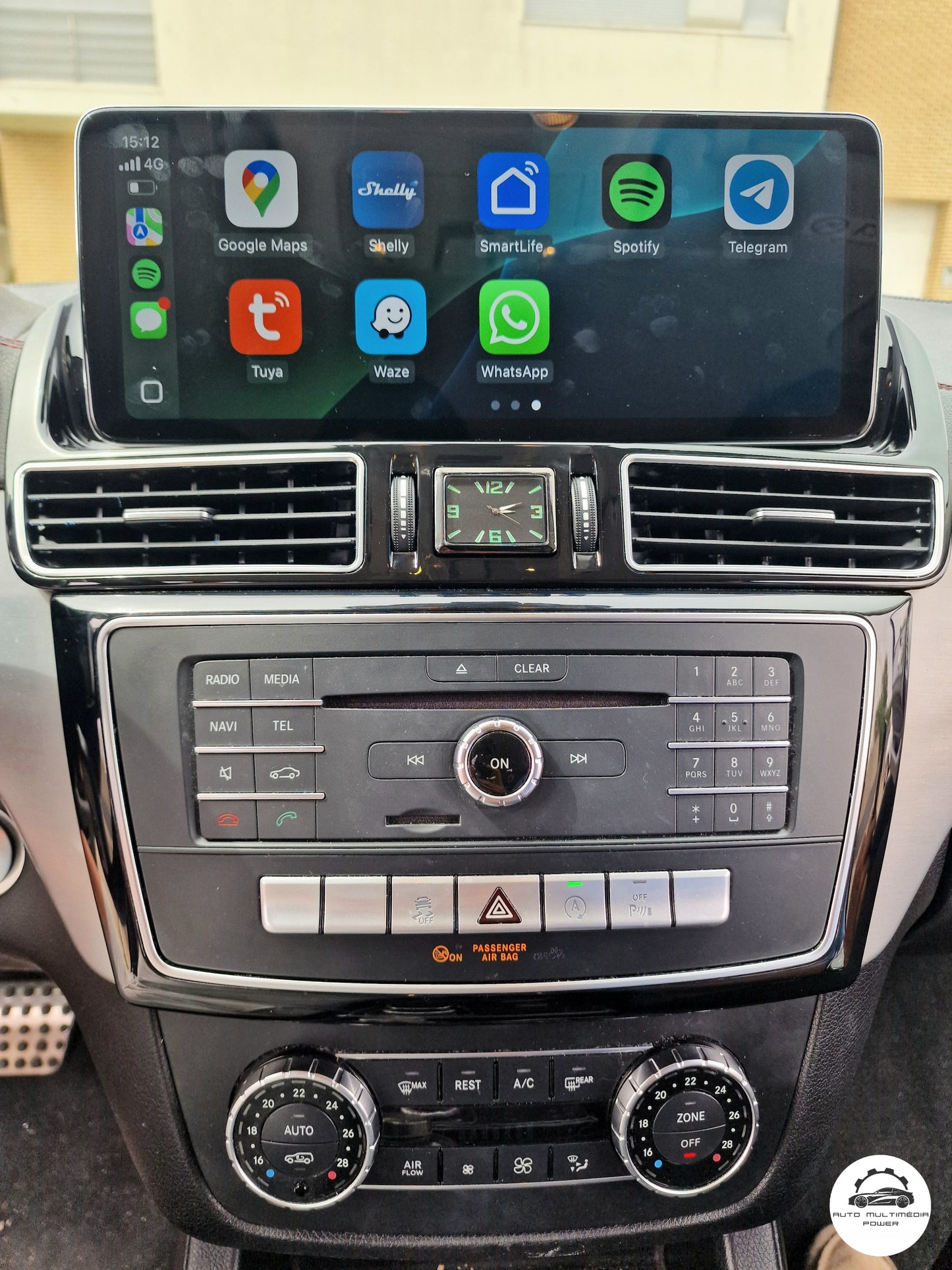 MERCEDES-BENZ - Classe GLE / GLS - Ecrã Touch Screen Android 14 - Apple CarPlay & Google Android Auto Wireless