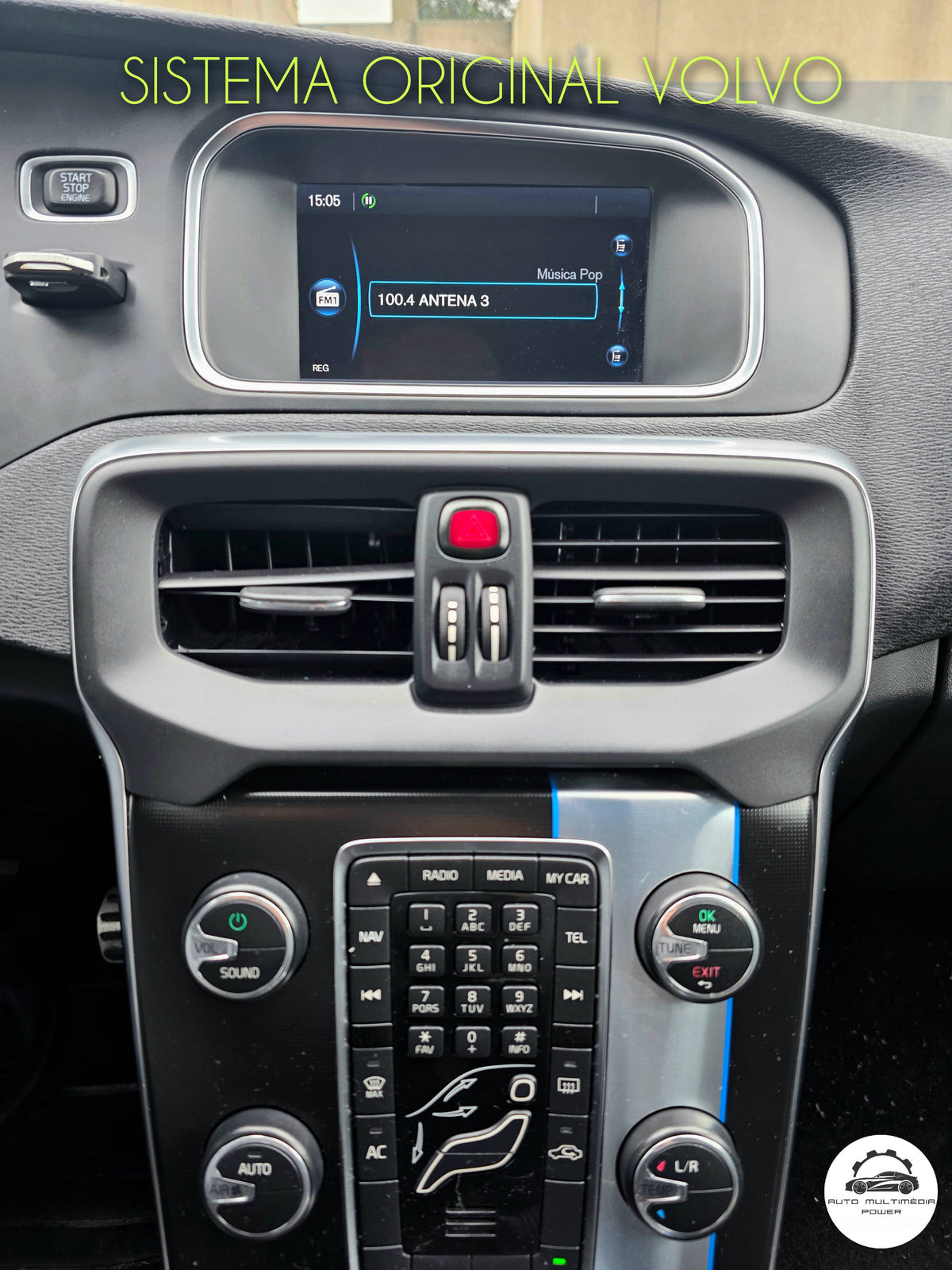 VOLVO - Sistema RTI Sensus Touch IAM 2.1 - Função Apple CarPlay & Google Android Auto Wireless