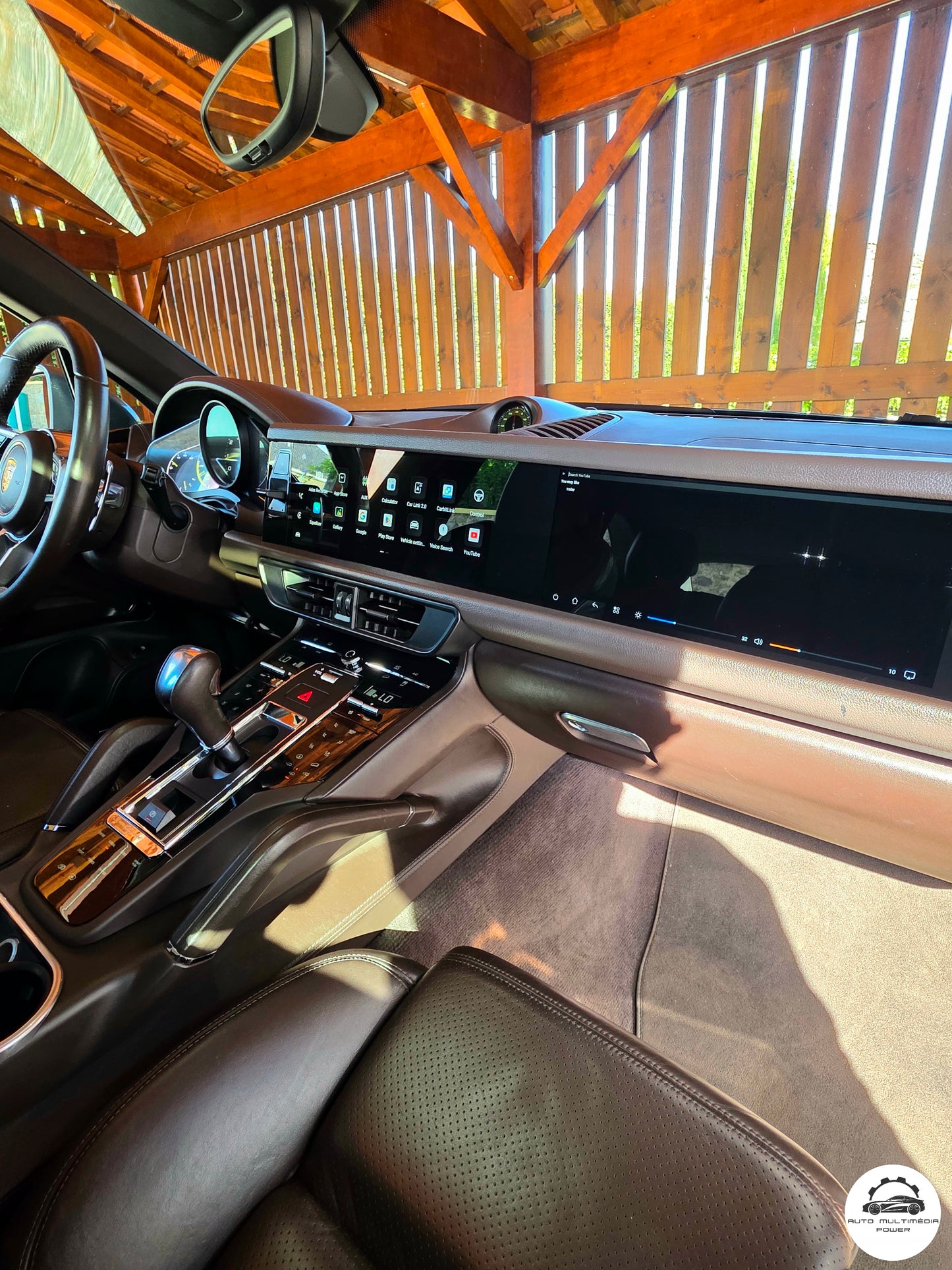 PORSCHE - CAYENNE - PCM 3.0 / 3.1 / 4.0 - Ecrã Touch Screen Duplo Android 14 - Apple CarPlay & Google Android Auto Wireless