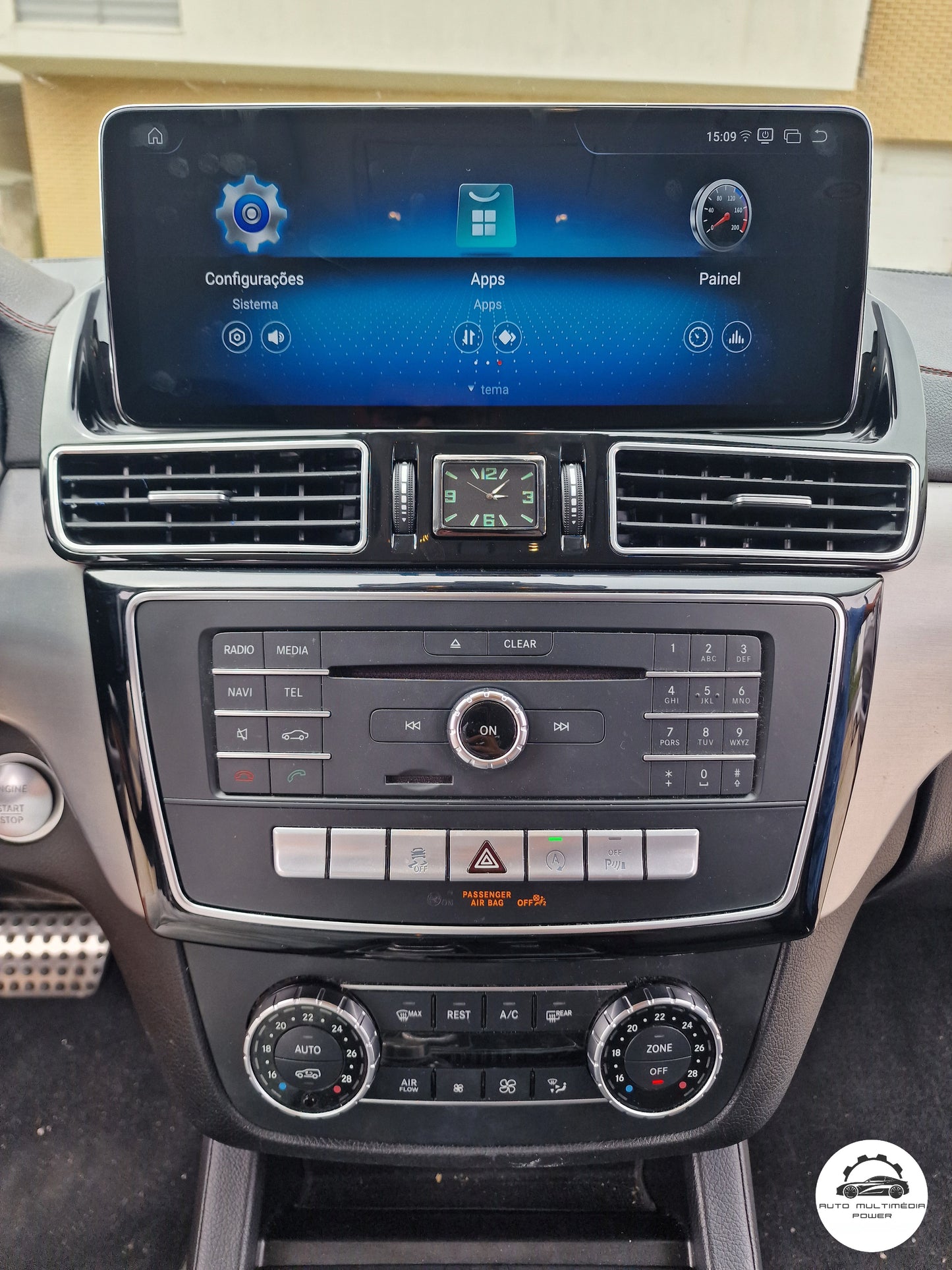 MERCEDES-BENZ - Classe GLE / GLS - Ecrã Touch Screen Android 14 - Apple CarPlay & Google Android Auto Wireless