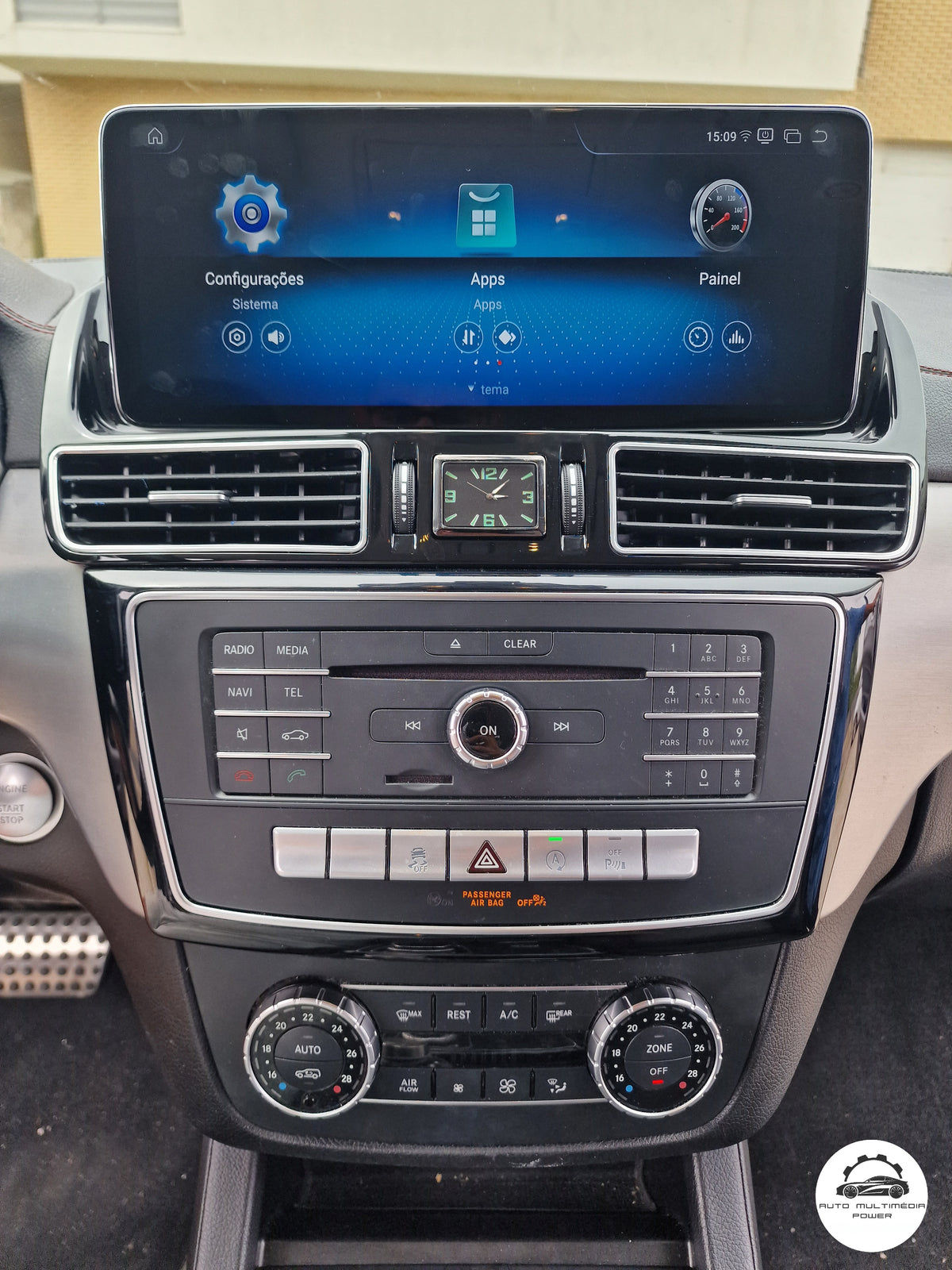 MERCEDES-BENZ - Classe GLE / GLS - Ecrã Touch Screen Android 15 - Apple CarPlay & Google Android Auto Wireless