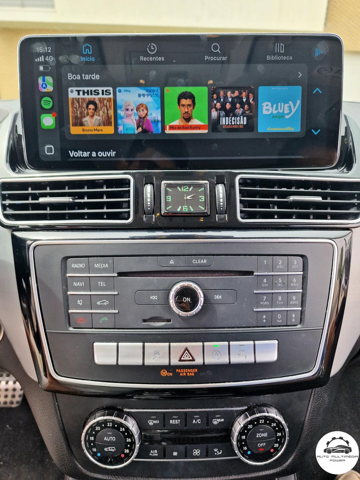 MERCEDES-BENZ - Classe GLE / GLS - Ecrã Touch Screen Android 15 - Apple CarPlay & Google Android Auto Wireless