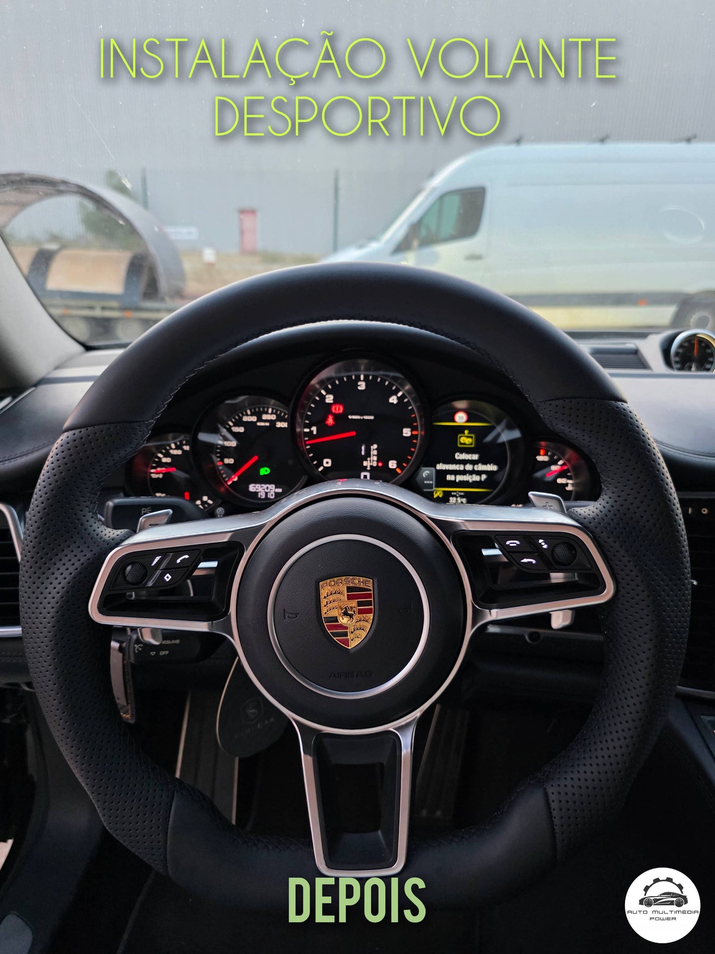 PORSCHE - Instalação Volante OEM