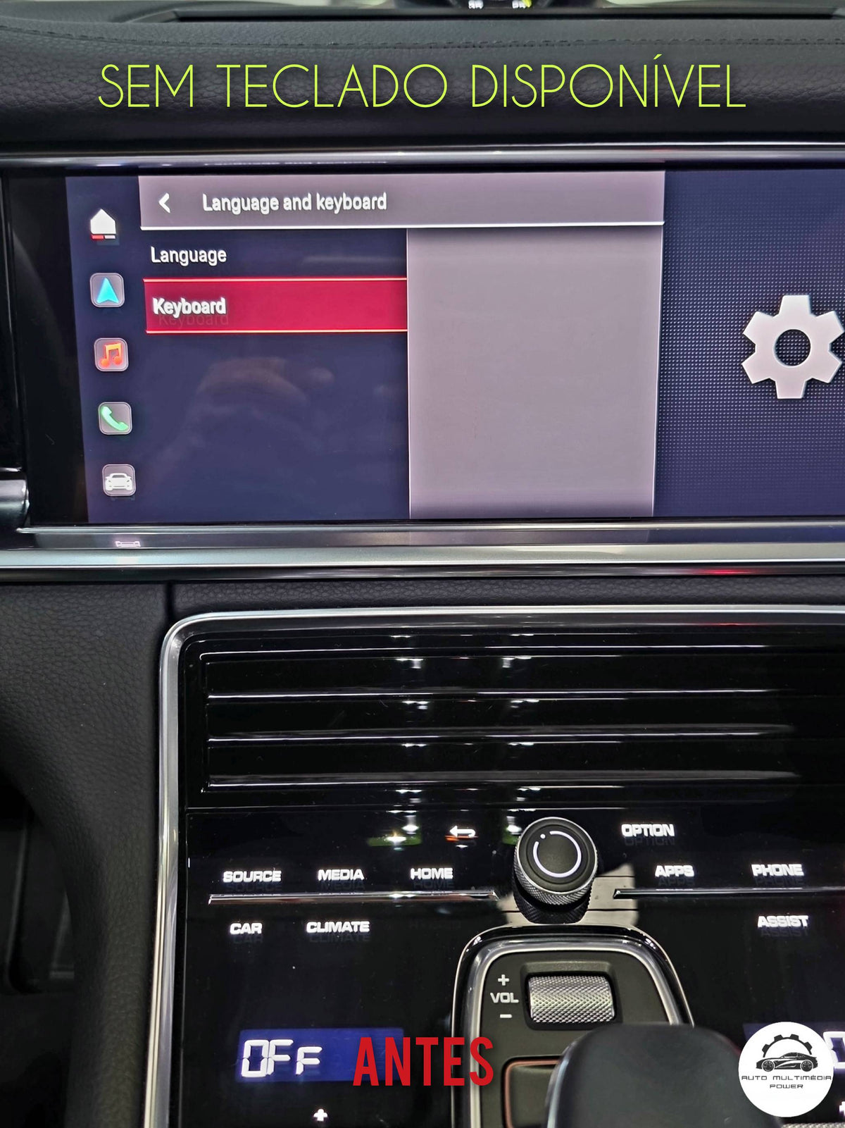 PORSCHE - Sistema PCM 6.0 - MIB 3 - Conversão para a Região Europa
