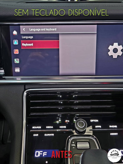 PORSCHE - Sistema PCM 6.0 - MIB 3 - Conversão para a Região Europa