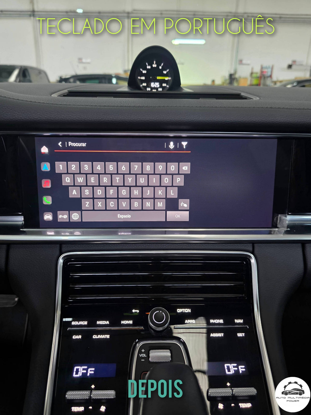 PORSCHE - Sistema PCM 6.0 - MIB 3 - Conversão para a Região Europa