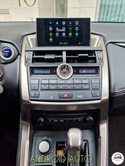 LEXUS - Sistema Premium Navigation c/ BOTÃO KNOB ROTATIVO - Instalação Função Apple CarPlay & Google Android Auto Wireless