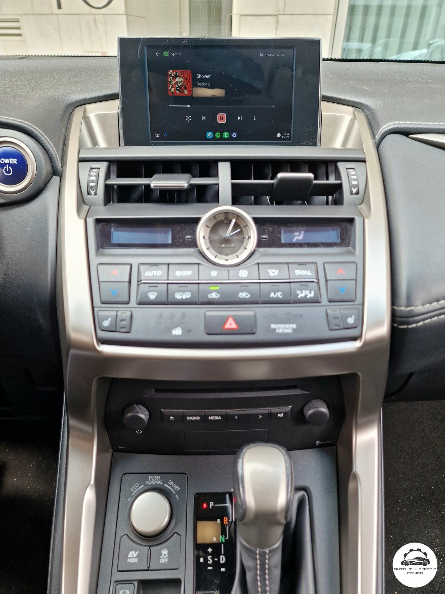 LEXUS - Sistema Premium Navigation c/ BOTÃO KNOB ROTATIVO - Instalação Função Apple CarPlay & Google Android Auto Wireless