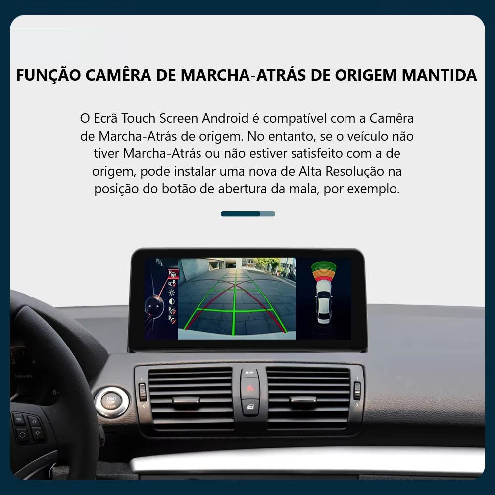 BMW - Série 3 / 4 - CCC CIC NBT EVO - Ecrã Touch Screen Android 13 - Apple CarPlay & Google Android Auto Wireless