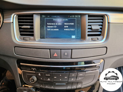 CITROEN / PEUGEOT - Sistema RT6 - Instalação Ecrã Touch CarPlay & Android Auto Wireless