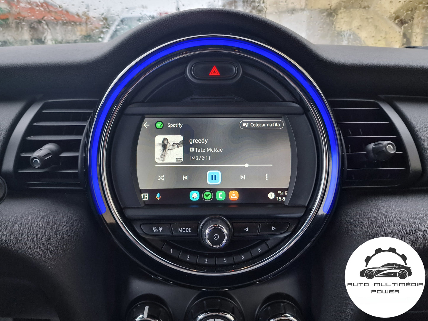 MINI - Sistema NBT - Instalação Função Apple CarPlay & Google Android Auto Wireless