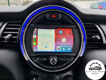 MINI - Sistema NBT - Instalação Função Apple CarPlay & Google Android Auto Wireless