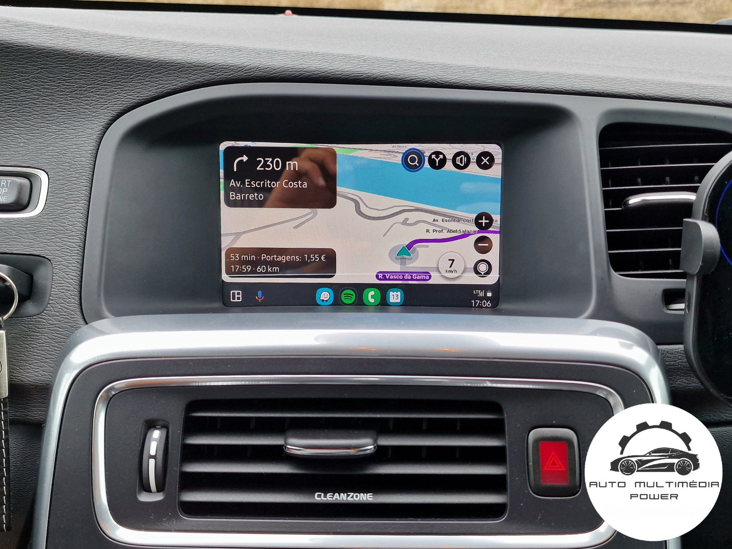 VOLVO - Sistema RTI Sensus Touch IAM - Instalação Função Apple CarPlay & Google Android Auto Wireless