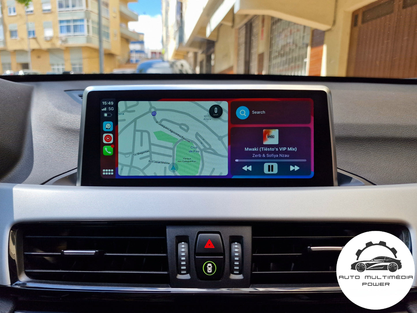 BMW - Sistema EVO ID5 & ID6 - Instalação Função Apple CarPlay & Google Android Auto Wireless