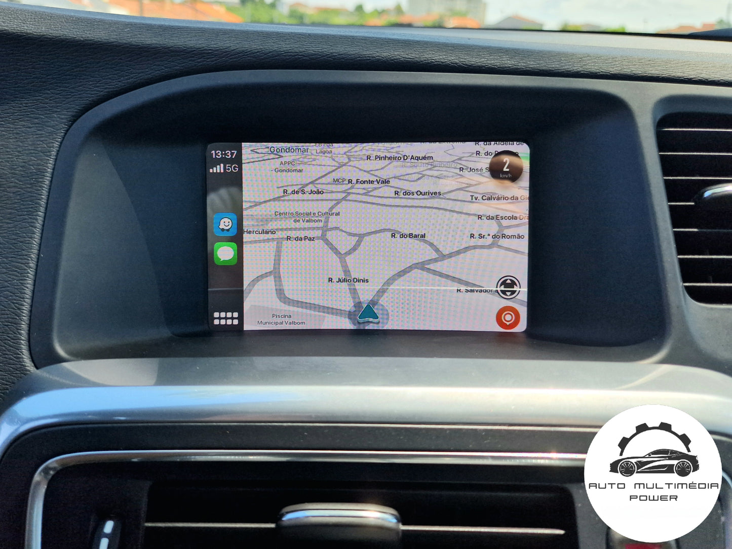 VOLVO - Sistema RTI Sensus Touch IAM - Instalação Função Apple CarPlay & Google Android Auto Wireless