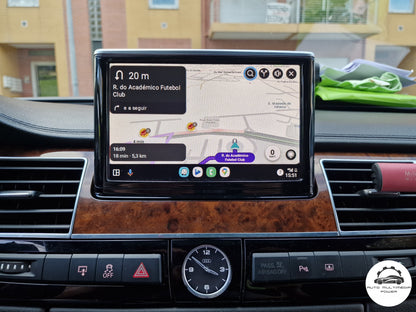 AUDI - Sistema MMI 3G [BNav] / 3G [HNav] / 3G Plus [HN+] - Instalação Função CarPlay & Android Auto Wireless