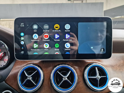 MERCEDES-BENZ - Classe A / B / CLA / GLA - Ecrã Touch Screen Android 13 - Apple CarPlay & Google Android Auto Wireless