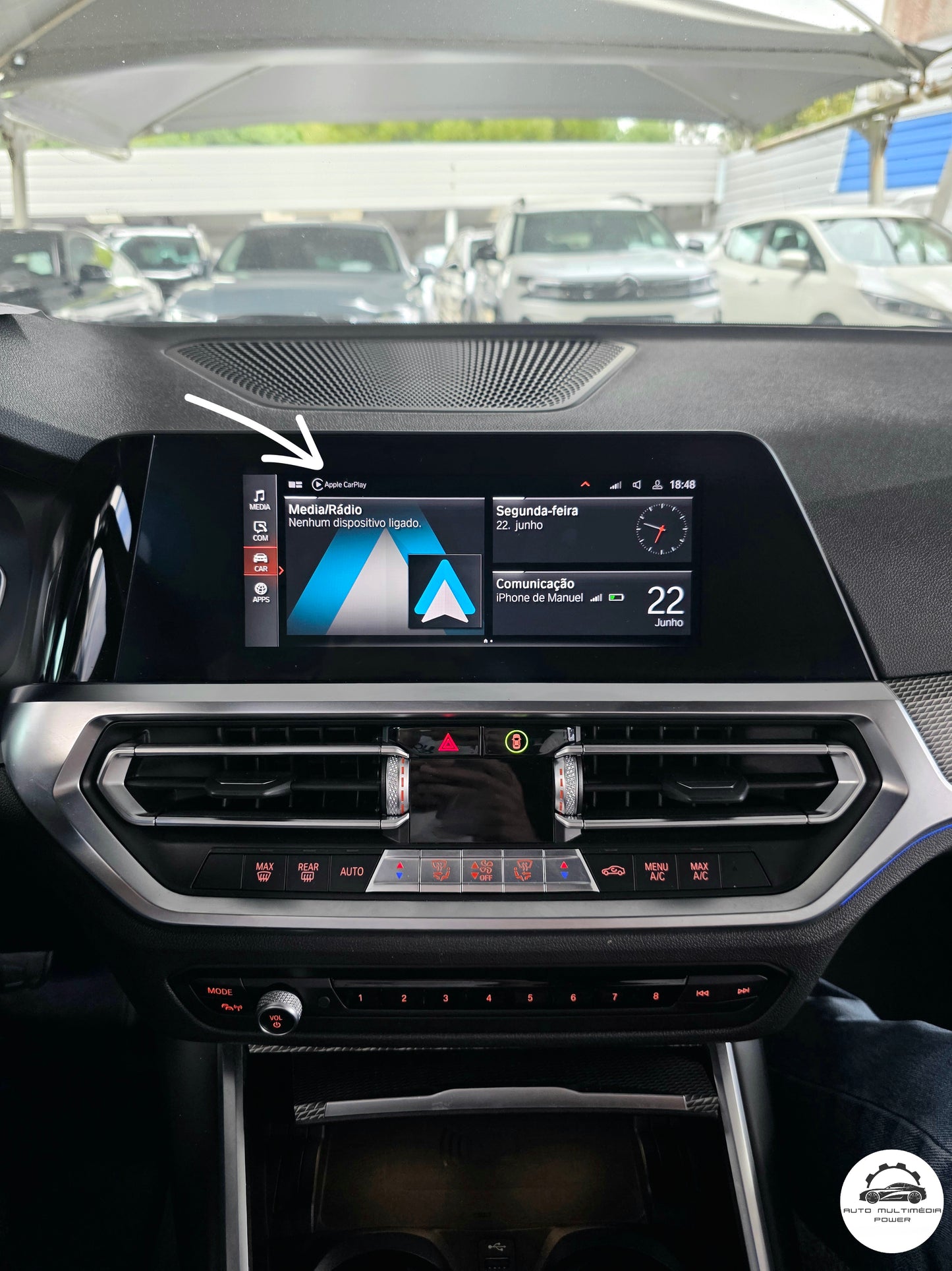 BMW - Sistema iDrive 7 MGU - Ativação CarPlay + Android Auto Wireless