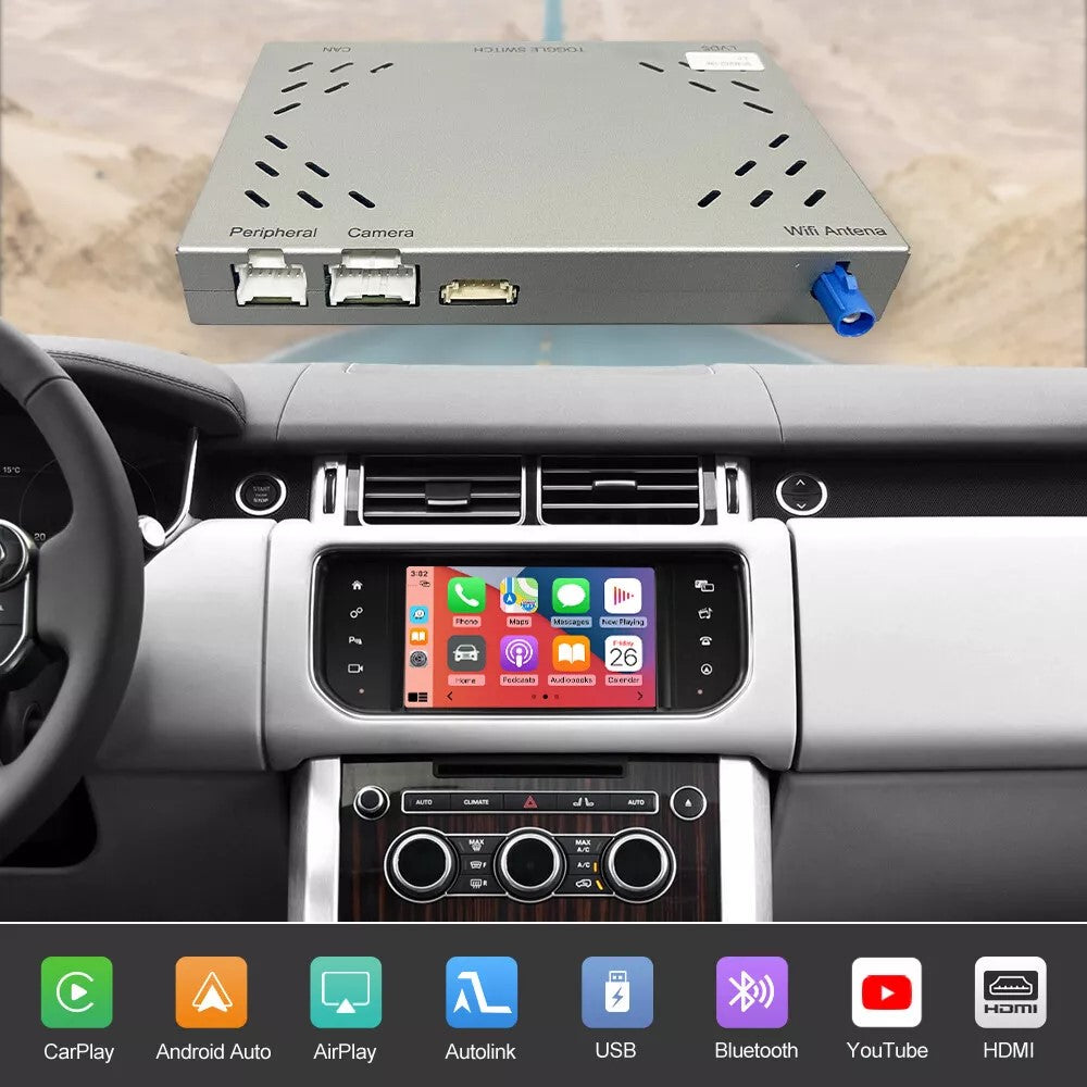 LAND ROVER / JAGUAR - Sistema Gen 2.1 InControl Touch Plus [BOSCH] 2012 a 2016 - Instalação Função Apple CarPlay & Google Android Auto Wireless