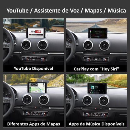 AUDI - Sistema MMI MIB 1 LOW (MSTD) & HIGH (MHIG) - Instalação Função Apple CarPlay & Google Android Auto Wireless