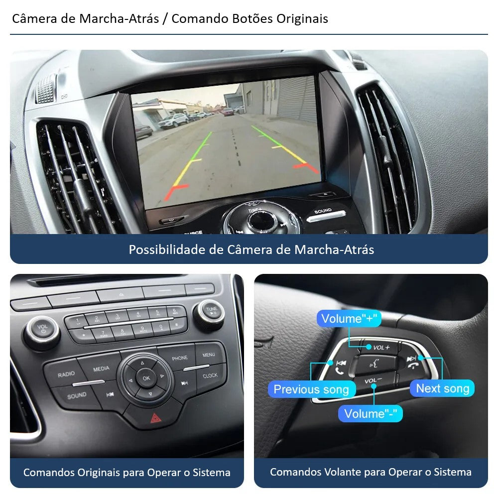 FORD - Sistema SYNC 2 - Instalação Função Apple CarPlay & Google Android Auto Wireless