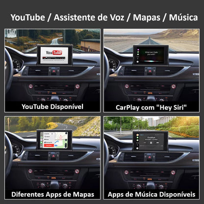 AUDI - Sistema MMI RMC - Instalação Função Apple CarPlay & Google Android Auto Wireless