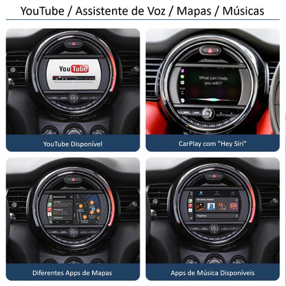 MINI - Sistema CIC - Instalação Função Apple CarPlay & Google Android Auto Wireless