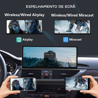 AUDI - A6 / A7 - MMI 3G PLUS (HN+) & RMC - Ecrã Touch Screen Android 14 - Apple CarPlay & Google Android Auto Wireless