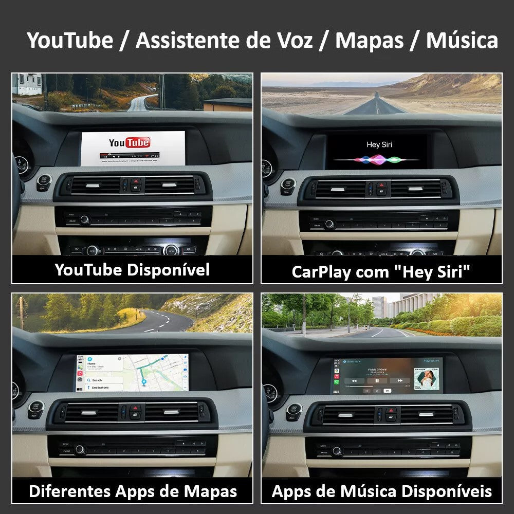 BMW - Sistema NBT ID4 - Instalação Função Apple CarPlay & Google Android Auto Wireless