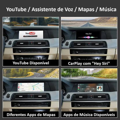 BMW - Sistema NBT ID4 - Instalação Função Apple CarPlay & Google Android Auto Wireless