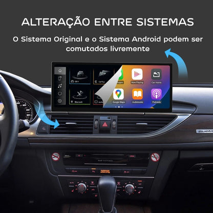 AUDI - A6 / A7 - MMI 3G PLUS (HN+) & RMC - Ecrã Touch Screen Android 14 - Apple CarPlay & Google Android Auto Wireless