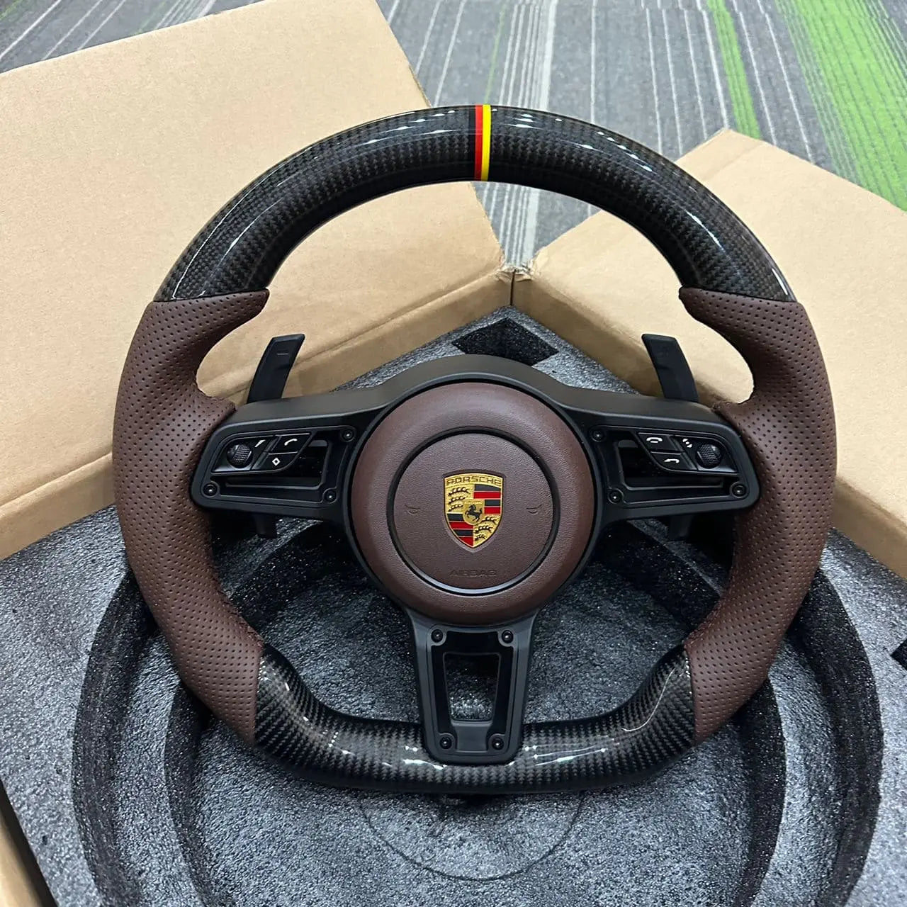 PORSCHE - Instalação Volante OEM