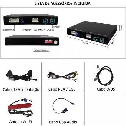 MINI - Sistema EVO - Instalação Função Apple CarPlay & Google Android Auto Wireless