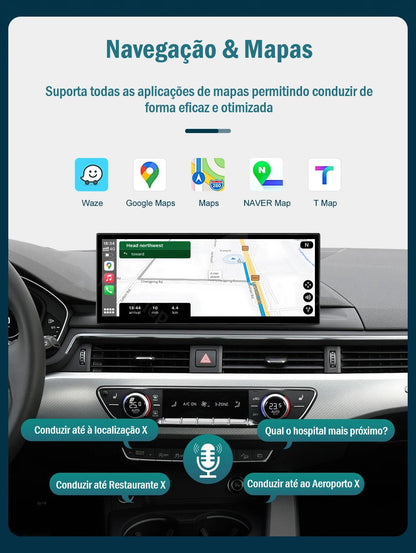 AUDI - A4 / A5 - MMI MIB 2 LOW (MHS2) & HIGH (MHI2) - Ecrã Touch Screen Android 14 - Apple CarPlay & Google Android Auto Wireless