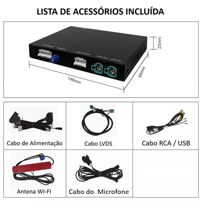 VOLVO - Sistema RTI Sensus Touch IAM 2.1 - Função Apple CarPlay & Google Android Auto Wireless