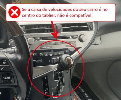 LEXUS - Sistema Premium Navigation c/ BOTÃO KNOB ROTATIVO - Instalação Função Apple CarPlay & Google Android Auto Wireless