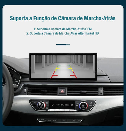 AUDI - A4 / A5 - MMI MIB 2 LOW (MHS2) & HIGH (MHI2) - Ecrã Touch Screen Android 14 - Apple CarPlay & Google Android Auto Wireless