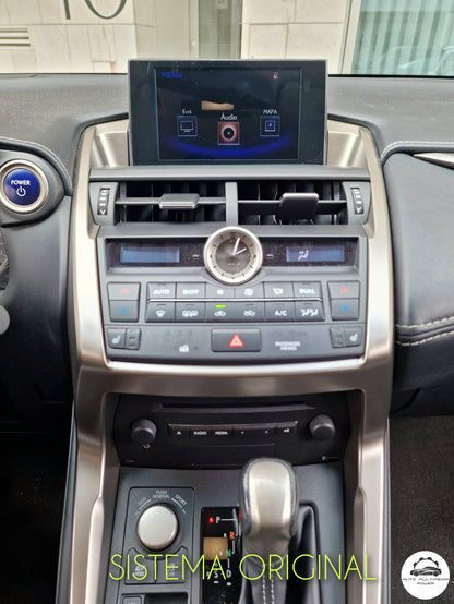 LEXUS - Sistema Premium Navigation c/ BOTÃO KNOB ROTATIVO - Instalação Função Apple CarPlay & Google Android Auto Wireless
