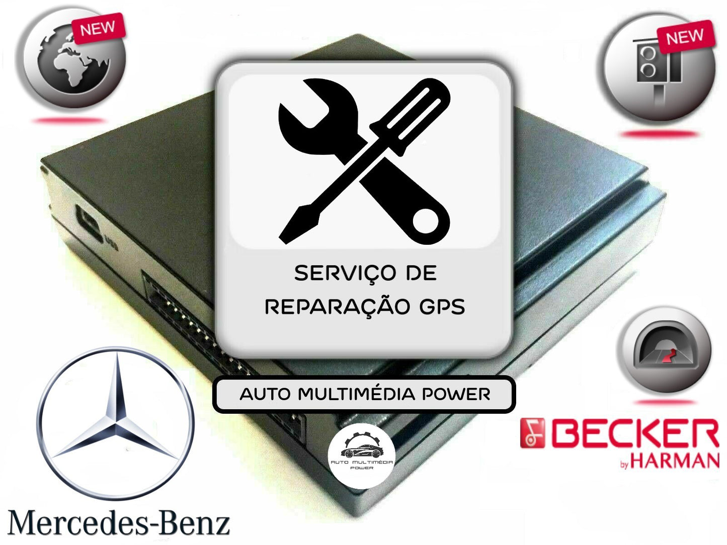 MERCEDES-BENZ - Sistema Becker Map Pilot - Reparação Dispositivo Navegação GPS