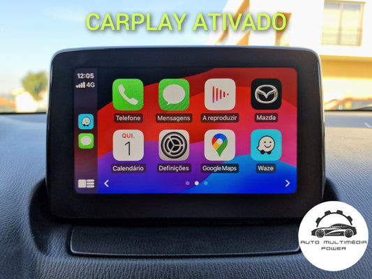 MAZDA - Sistema Skyactive Connect - Retrofit Porta USB - CarPlay & Android Auto