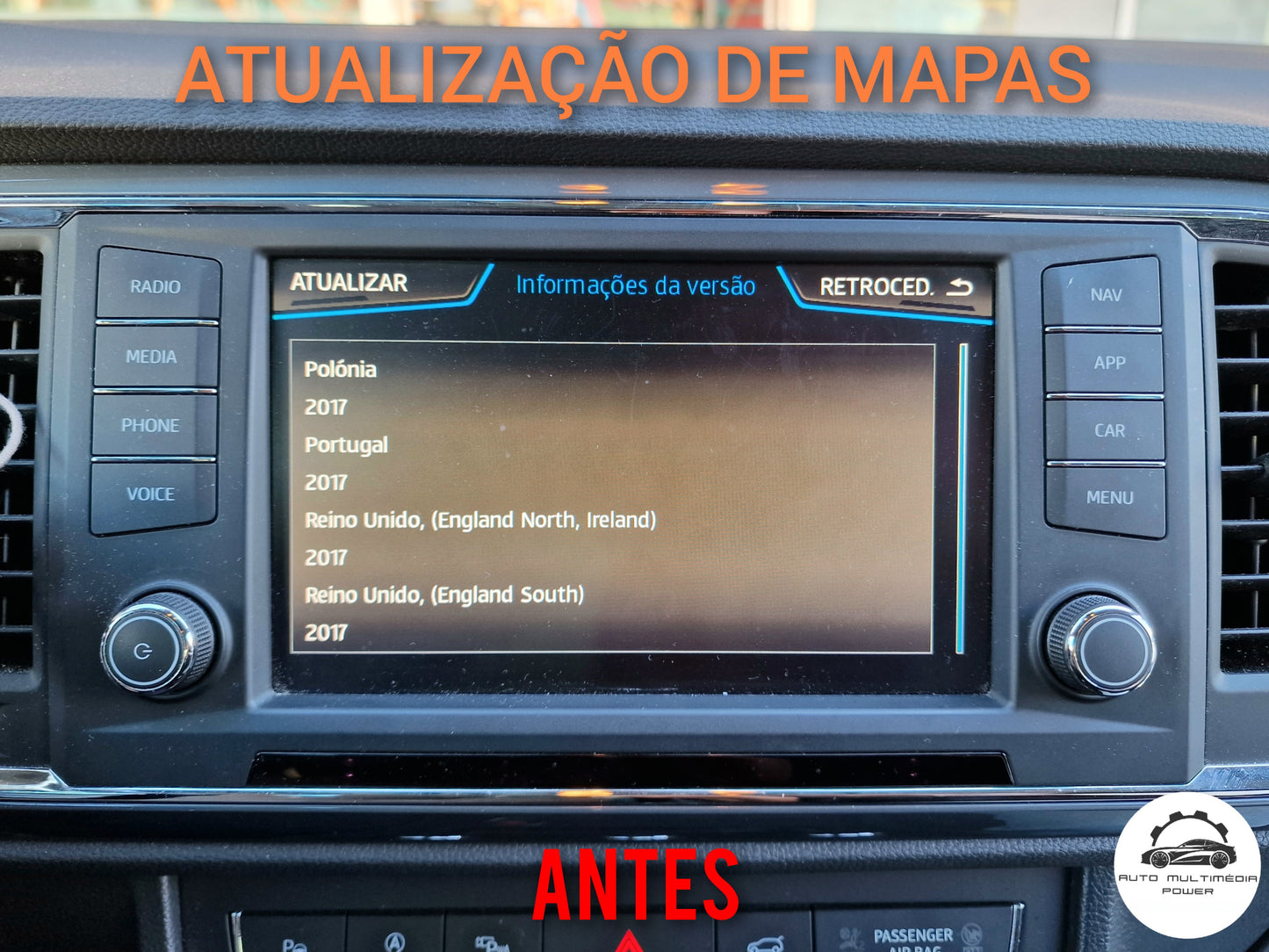 SEAT - Sistema MIB1 / MIB2 - Cartão SD Atualização Mapas GPS Nav v24 2025