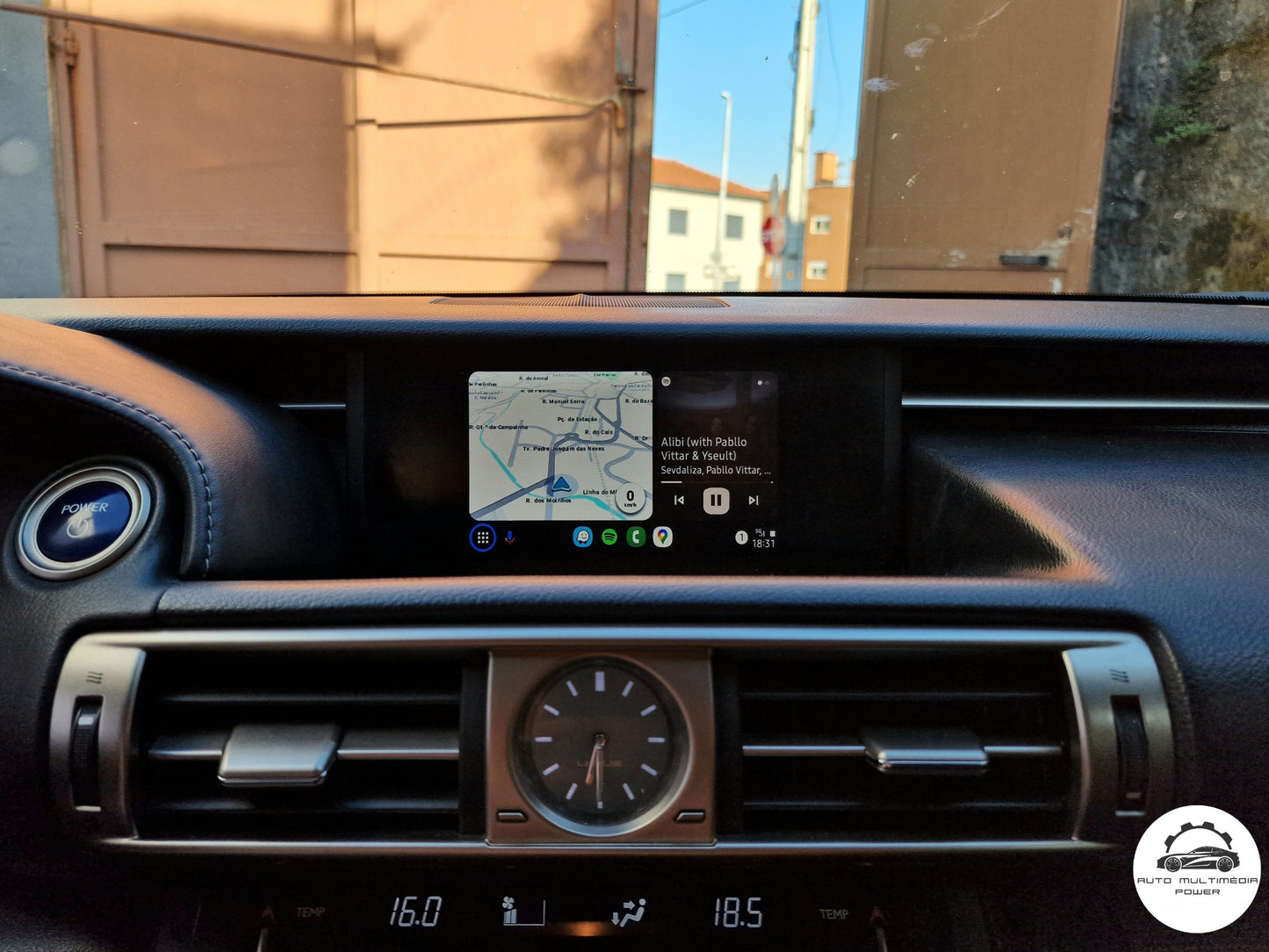 LEXUS - Sistema Premium Navigation c/ JOYSTICK ou PEQUENO TOUCHPAD - Instalação Função Apple CarPlay & Google Android Auto Wireless